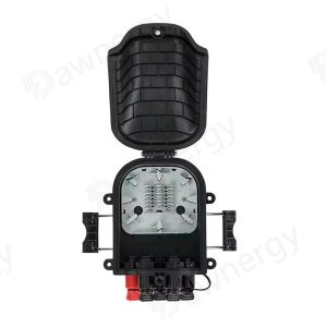 Cheap 24 Core Fiber Optic Distribution Box Black PC ABS/ABS Box IP68 Multimode Splitter Box for sale