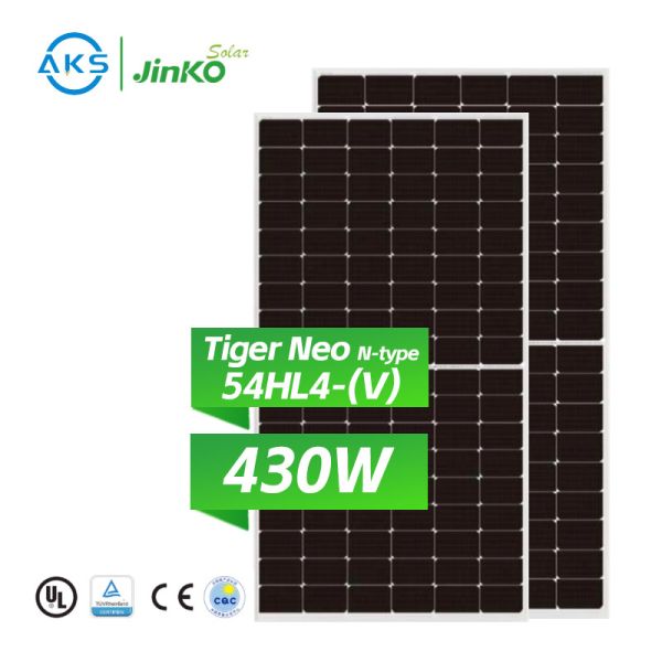 Jinko Tiger Neo N-Type 54HL4-V Jinko Solar Panel 410W 415W 420W 425W 430W PV