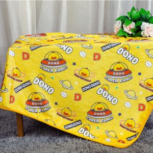 Small Soft Feel Baby Custom Blanket Printing Fleece Material Polyester