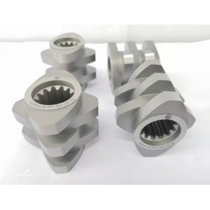 CNC Maching 41CrAlMo7 38CrMoAla Double Screw Extruder Machine Screw Segments
