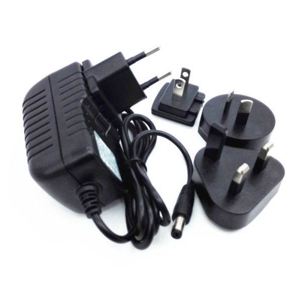 Adaptor 5W 12W 18W 24W 36W interchangeable plug wall amount power adapter CE FCC