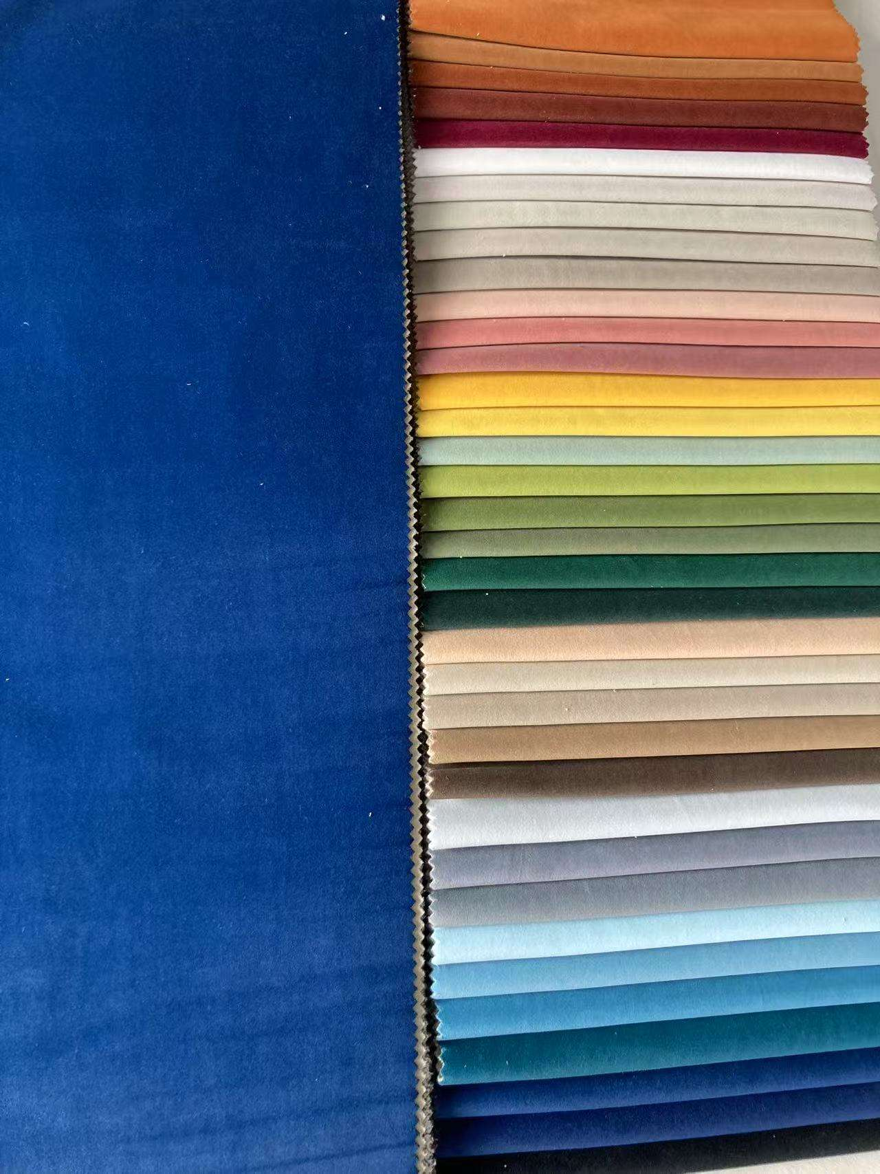 Supper Soft Velevt Fabric For Sofa Berlin Soft Knitted Velvet Fabric For Home