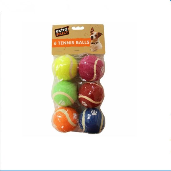 Happy Birthday Dog Tennis Balls 6 Pack by Midlee Regular, Pink