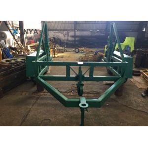 Cheap Underground Cable Tools 12 Ton Cable Drum Carrier Cable Reel Trailer With Axis Bar for sale