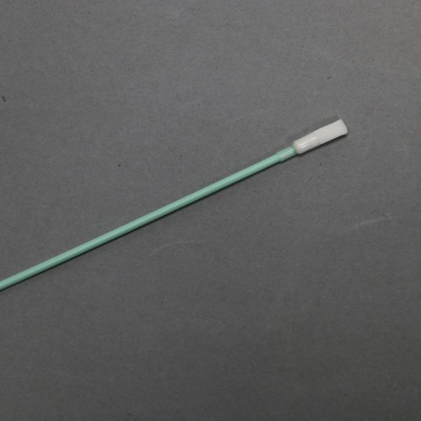 165mm Polyester Dacron Swab With Heat Shrink Green Rigid Handle Swabs