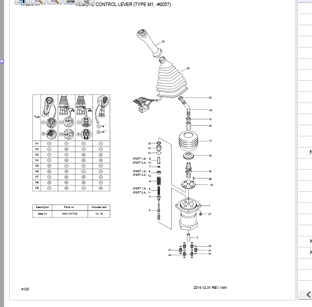 2.5kg Excavator Spare Parts Gear Lever For Doosan Dx260 Dx225 Dx255 Dx300 Dx340
