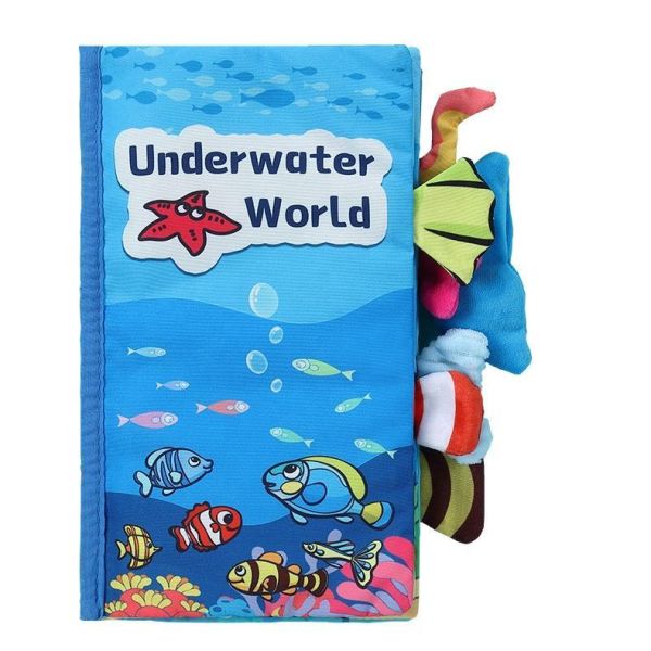 Quality Customized Soft Newborn Tail Story Book Journal Early Educational Print Touch Sensory Memory Cloth for Newborns wholesale