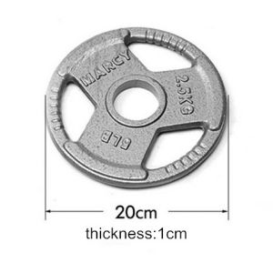 China dia 50mmCrossfit handle colored 3 hole rubber bumper weight plate on sale