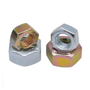 Plain Metric Galvanized Hexagon Nuts DIN934 for Industrial Applications