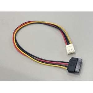 SATA power connector to 3-pin PCB wire cable harness, electrical power