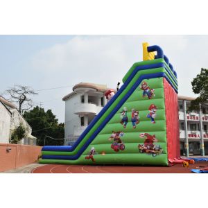 Big Inflatable Super Mario Subject High Slide Beautiful Inflatable Digital