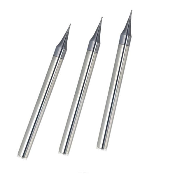 Quality Straight Shank Two Flutes 0.3mm Square Micro End Mills Hrc65 wholesale