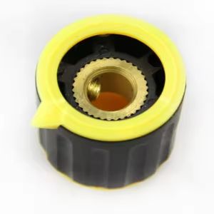 4mm Shaft Plastic Knob For Orange Potentiometer Application