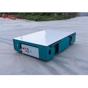 Auto Precast Concrete Floor Industrial Trolley Cart , 1-500 Tons Turning Battery