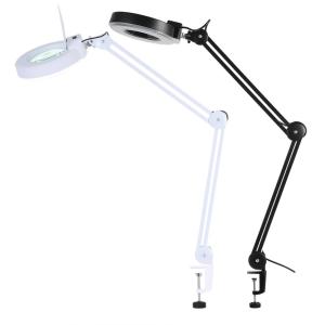 China magnifying lamp led magnifier  w/o dust proof cover Desk Lamp with Clamp Mount Metal Swing Arm on sale