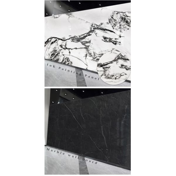 1220*2440mm Marble Wall Paneling Waterproof Marble Bamboo Charcoal Wood Veneer