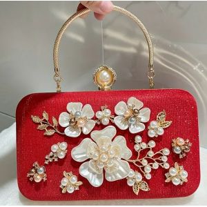 China Clutch Bag Flowers Pattern for Classic and Versatile Look on sale