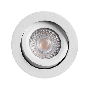 6W 500lumens Tilt LED Downlight Low Profile 38mm Height
