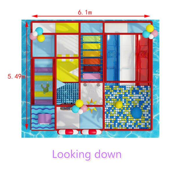 Customized indoor children naughty castle large playground equipment children amusement park