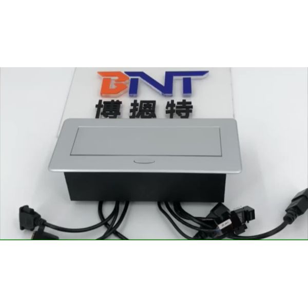 2019 new socket pop up type table hidden media socket with universal power for