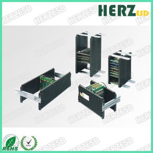 Conductive Circuit Board Rack , Adjustable Magazine Rack Surface Resistance 104