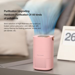 Homefish H13 Filter Desktop Car Air Purifier Negative Ion 8 Million Pcs/Cm3