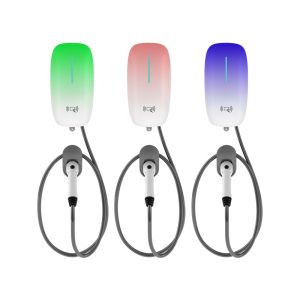 Cheap Portable 7kW DC Fast Charging 220V EV Car Charger with Connection Temperature Detection and Wall Mounted Floor Stand for sale