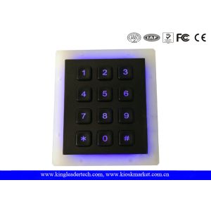 Gas Station Backlight Keypad 12 Key In 3x4 Matrix With Multi - Language