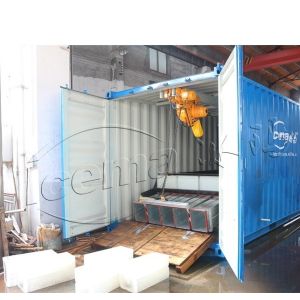 Emerson 3 Ton Directly Cooling ICEMA Containerized Block Ice Plant