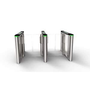 Glass Arms SS316 Servo Motor Speed Gate Turnstile