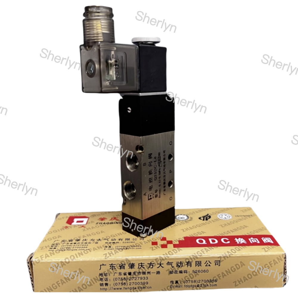 China Fangda Solenoid Valve Two Position Five Way Q25DC-L20 AC220V on sale