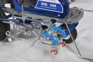 China Fuel Capacity  Road Marking Spray Paint Machine With GX200 Honda 6.5Hp Gasoline Engine on sale