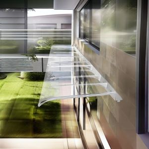 Clear Invisible DIY Polycarbonate PC Awning Low-Maintenance Choice For Weather