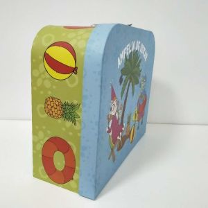 Cute Baby 28*18*8cm Dimension Cardboard Suitcase Box