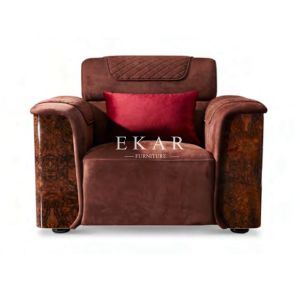 Luxury Modern Design 7 Seater Nubuck Leather Sofa Set W006SF1A