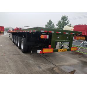 5 Axle 60T 100T Container Loading Flatbed Semi Trailer