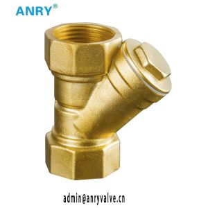 ISO228 4" Casted Brass Inline Y Type Strainer With Long Handle