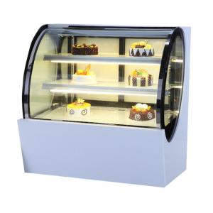 China Artificial Marble Refrigerated Cake Display Showcase secop compressor with R404 gas on sale
