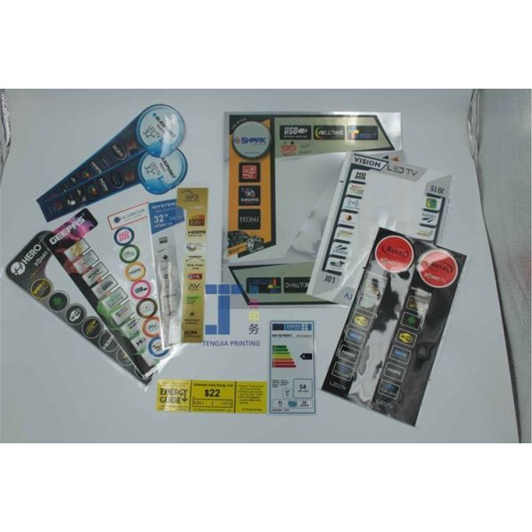 Digital Printed Transparent Labels Custom See Through Stickers With Pantone