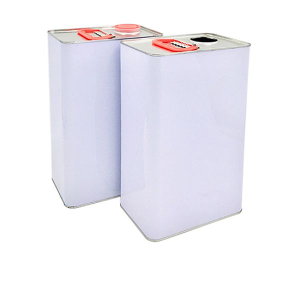 Quality Empty Tinplate 4L Square Tin Can For Paint Packing wholesale