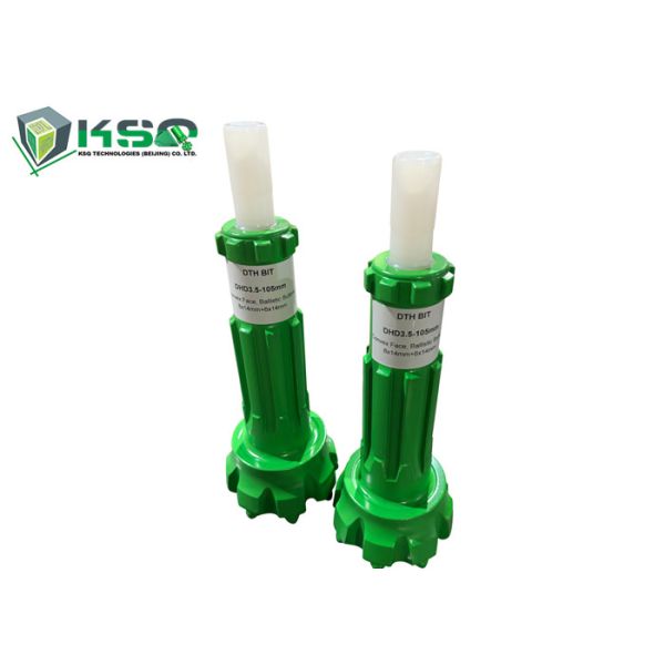 90mm And 105mm DTH Drill Bits For COP35 / DHD3.5 DTH Hammer Green Color With