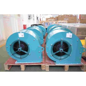 Single Phase 4 Pole Double Inlet Centrifugal Fan With 7 Inch Galvanized Blade