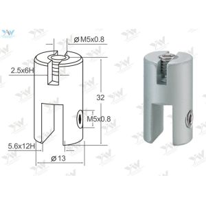 Cheap Single Sided Cable Sign Hanging Systems Satin Finishing For Indoor Applications for sale
