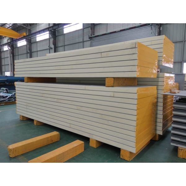 Quality Modular Insulated Wall Polyurethane PU Sandwich Panel wholesale
