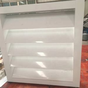6063-T5 Anodized Aluminium Louvre Extrusions Aluminium Frame Shutter