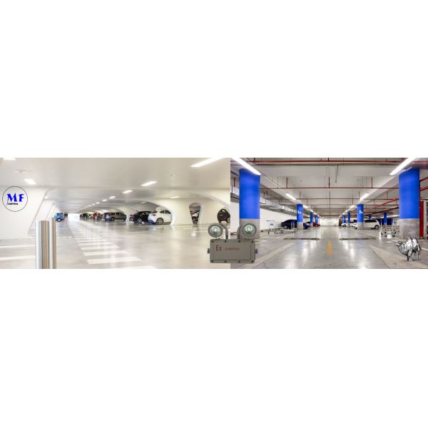 24h Hour Time Lithium Battery Green Rechargeable 6000K 100-240V LED Emergency Exit Light For Office Hotel Room Warehouse Corridor Passageway