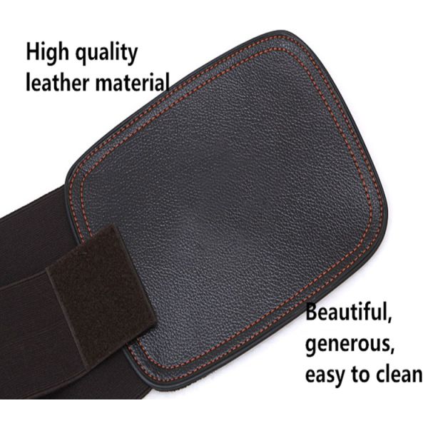 Leather Waist Back Support Belt , Back Straightening Belt For Office Chair