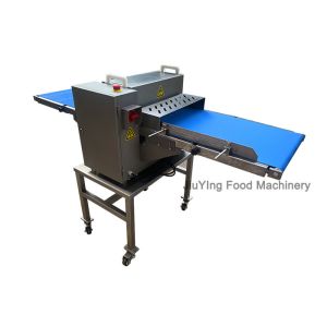 Cheap 50cm Conveyor Bandwidth Fresh Meat Strip Machine Chicken And Fish Cutting Machine for sale