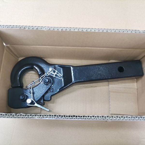 10000lbs GTW 5 Ton Steel Pintle Hitch For Industrial With Tow Ring