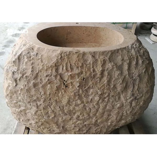 Free Standing Marble Bathroom Sink Wash Basin Custom Many Shapes And Size